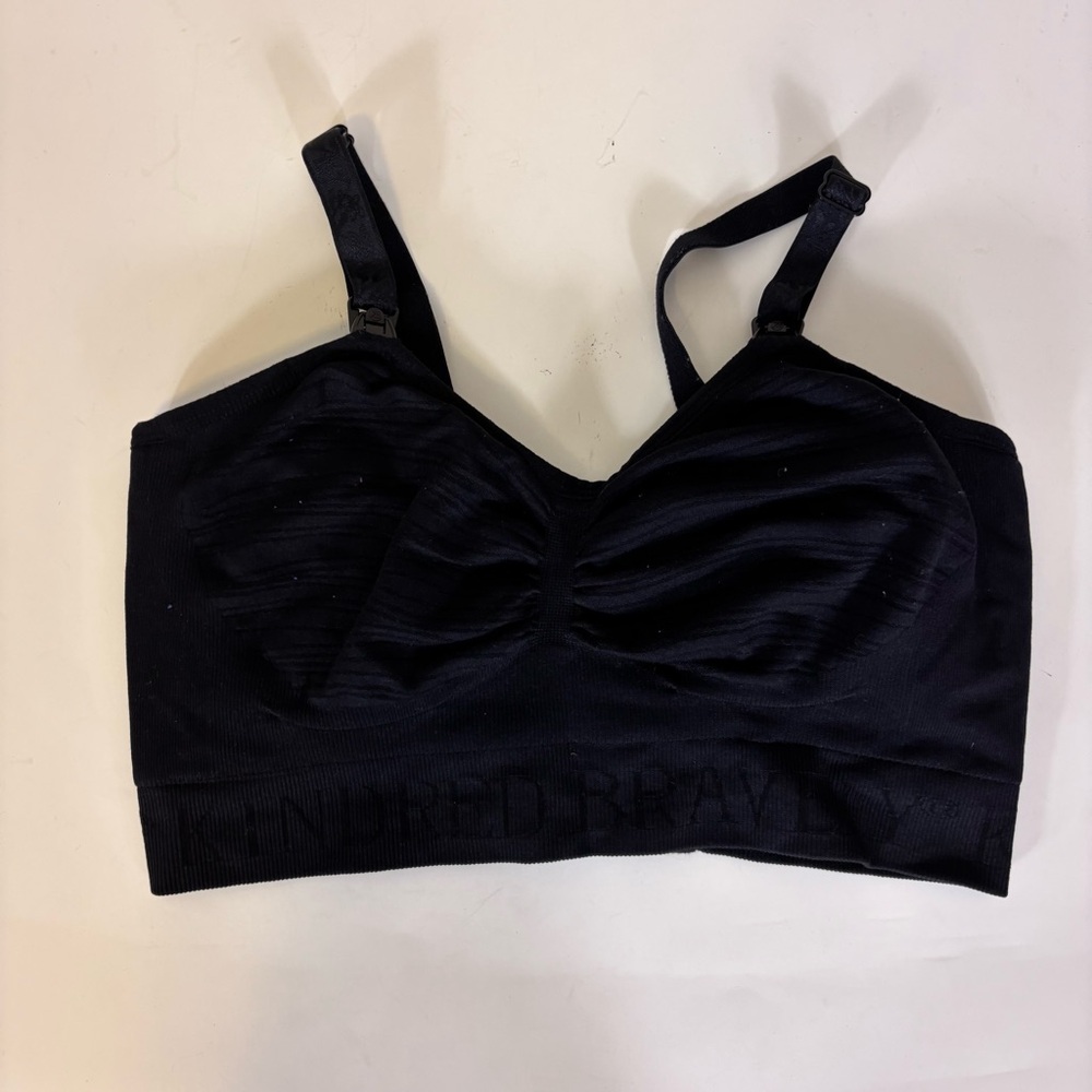 Kindred‎ Bravely Women's Black Nursing Bralette Bra Small
